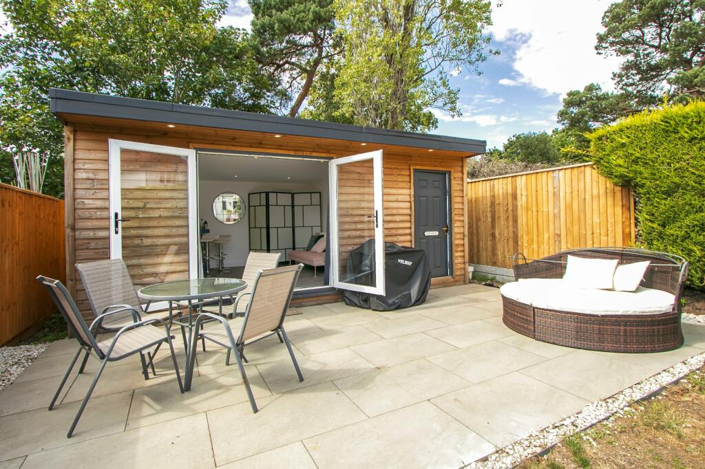 Cabin and Patio Area