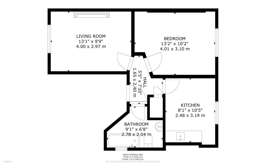 55 Greyhound Mansions, Barons Court, London, W6 8NY