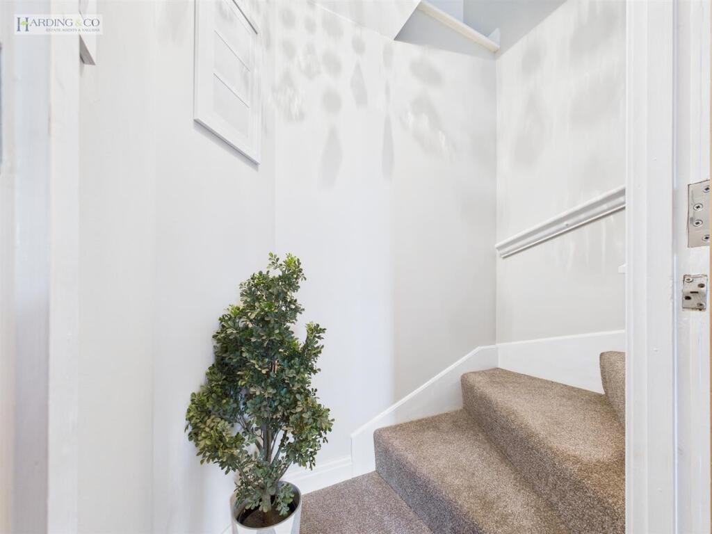 stairway to top floor