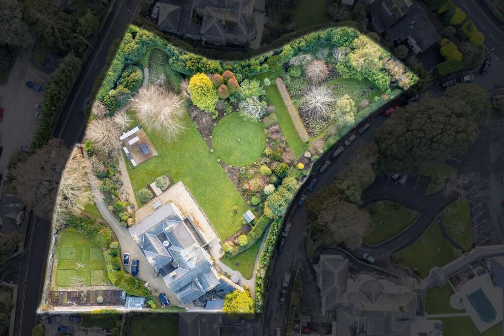 Arial view showcasing the expansive grounds