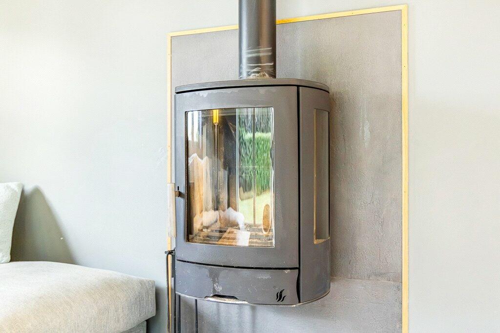 Wood Burner In Snug
