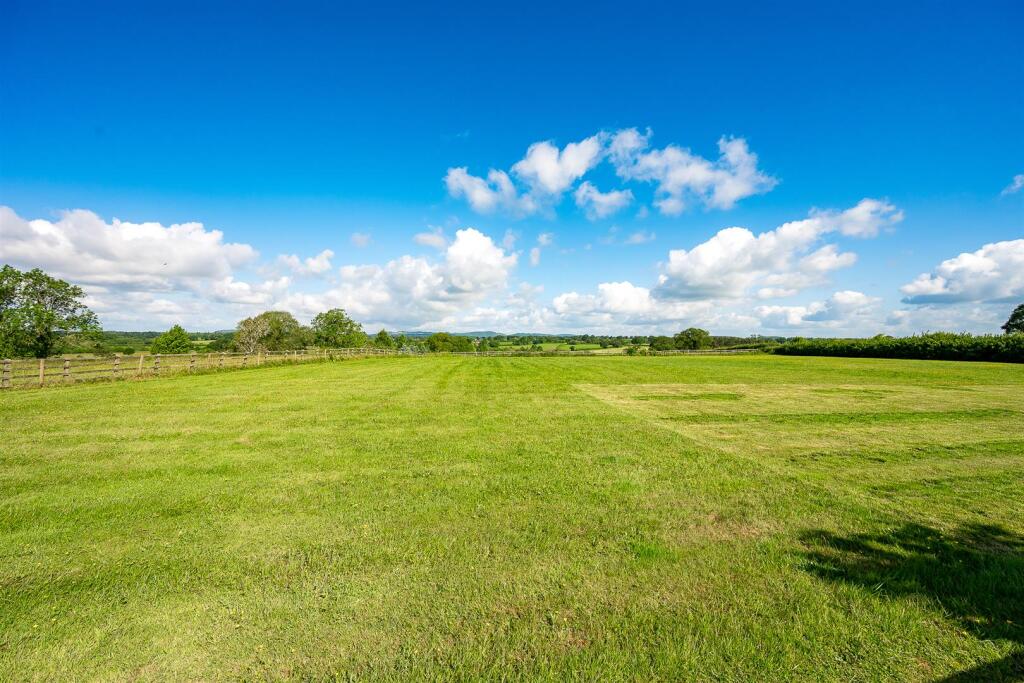 View from rear garden