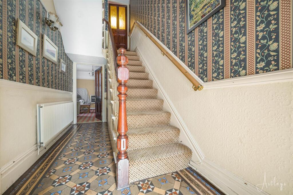 Stairs to first floor