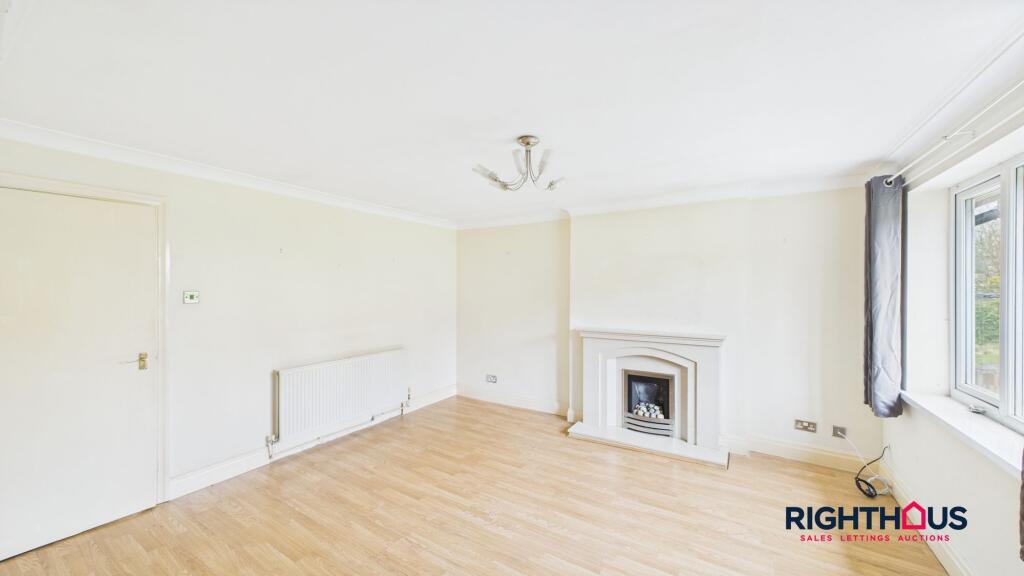 Open plan lounge and kitchen