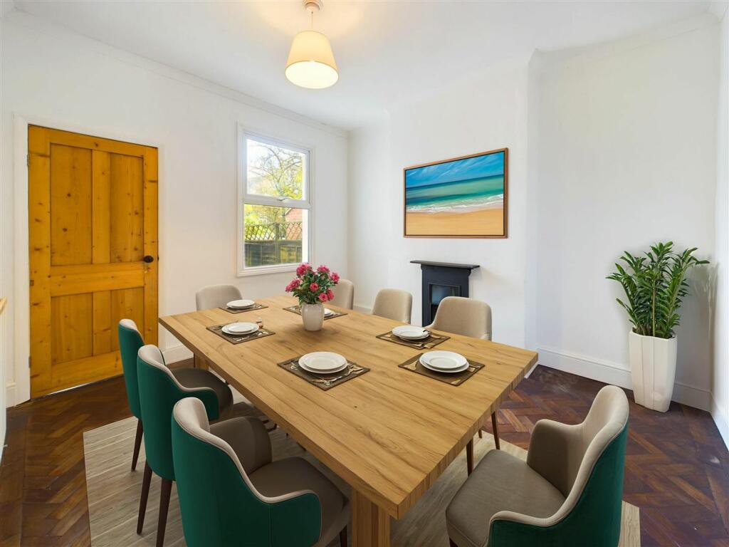 Dining Room Virtually Furnished