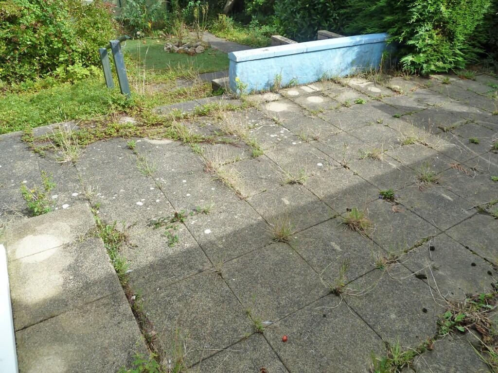 Paved patio