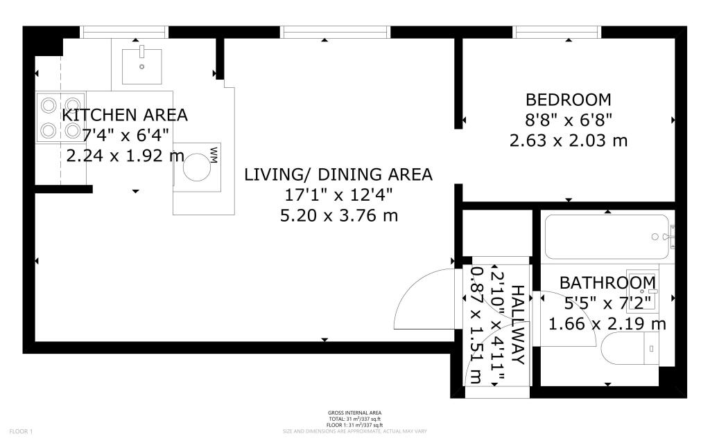 Flat 26 Rowallan Court, Cumberland Place, Catford, London, SE6 1LB