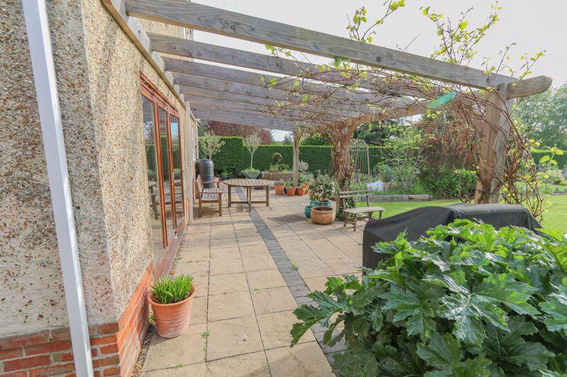 Rear terrace