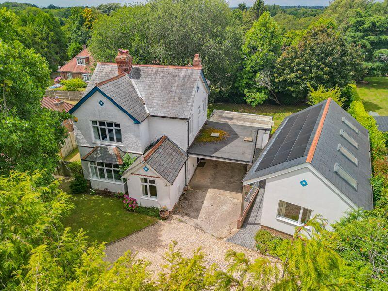 Elevated View of Property