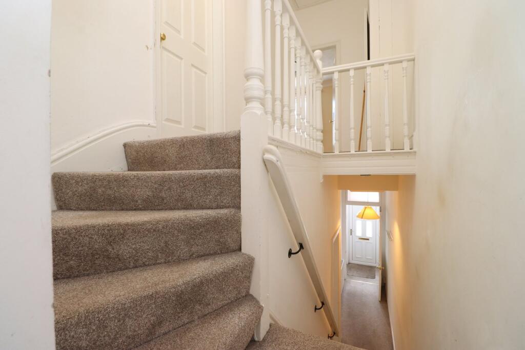 Stairs to the first floor 