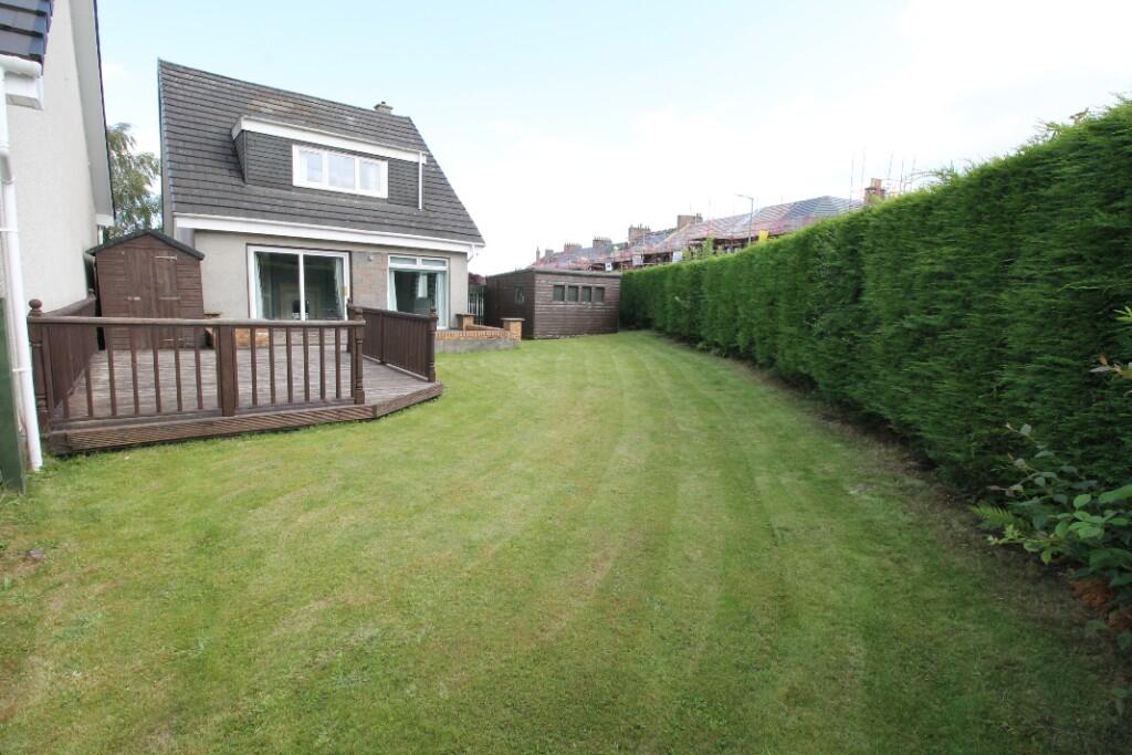 Rear of property