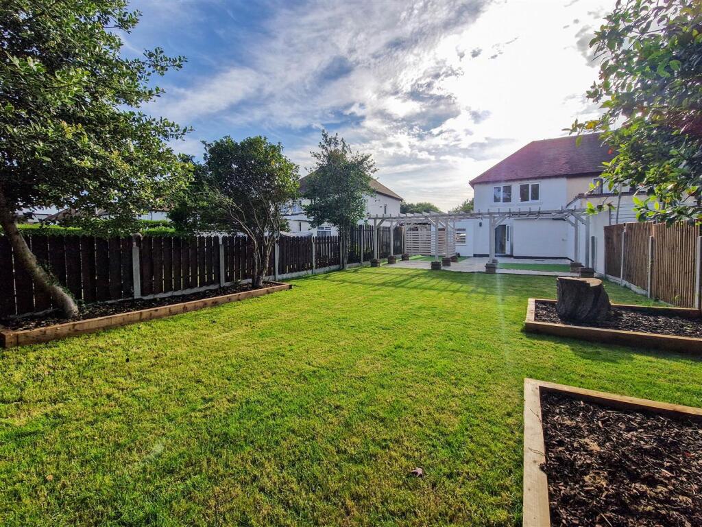 West facing garden