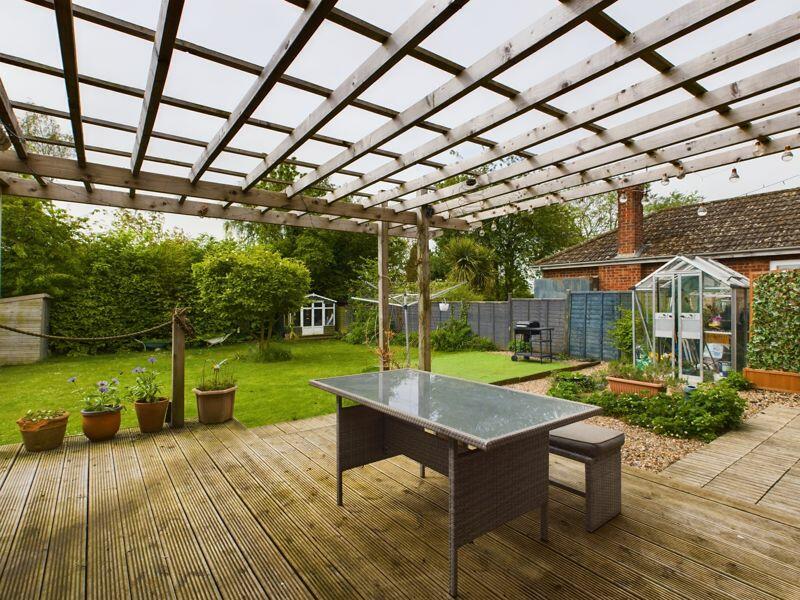 Rear Garden and Decking Area