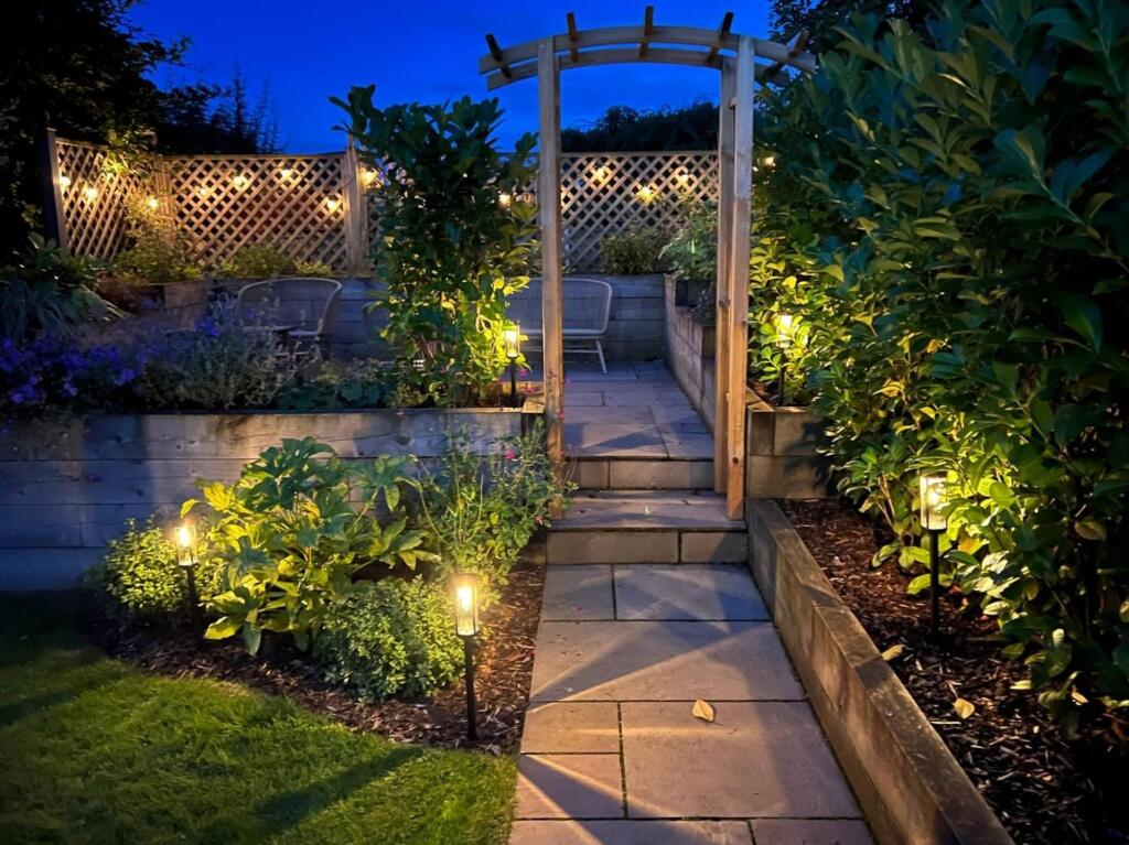 Rear Garden- Evening (Vendor Photo)