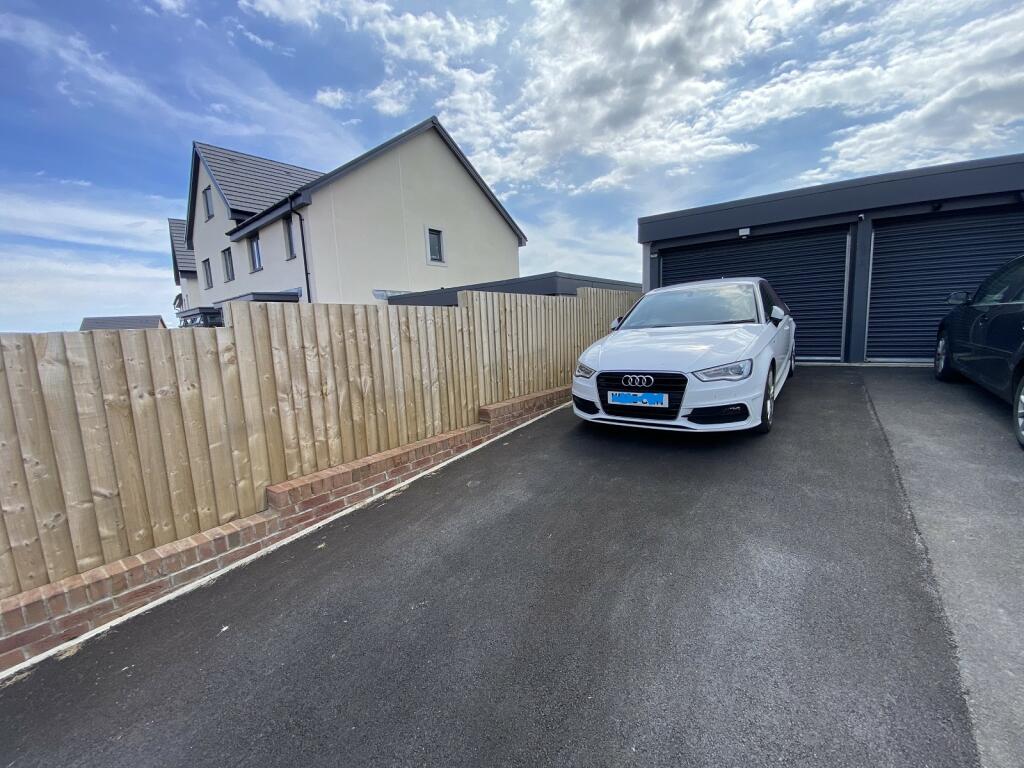 Driveway and garage