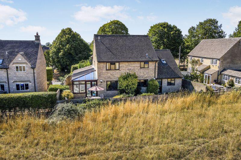 Elevated view from rear