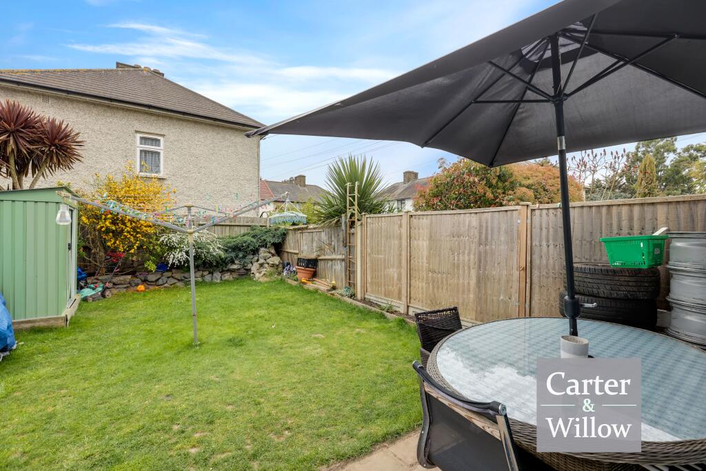 Private rear garden 