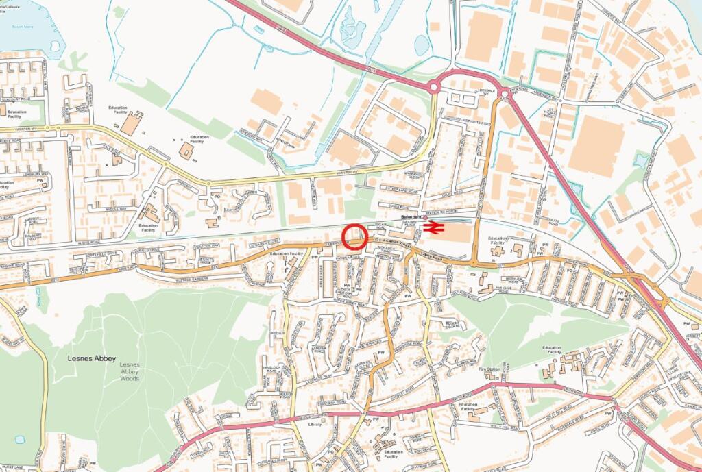 NOT TO SCALE FOR INFORMATION ONLY © ES100004608