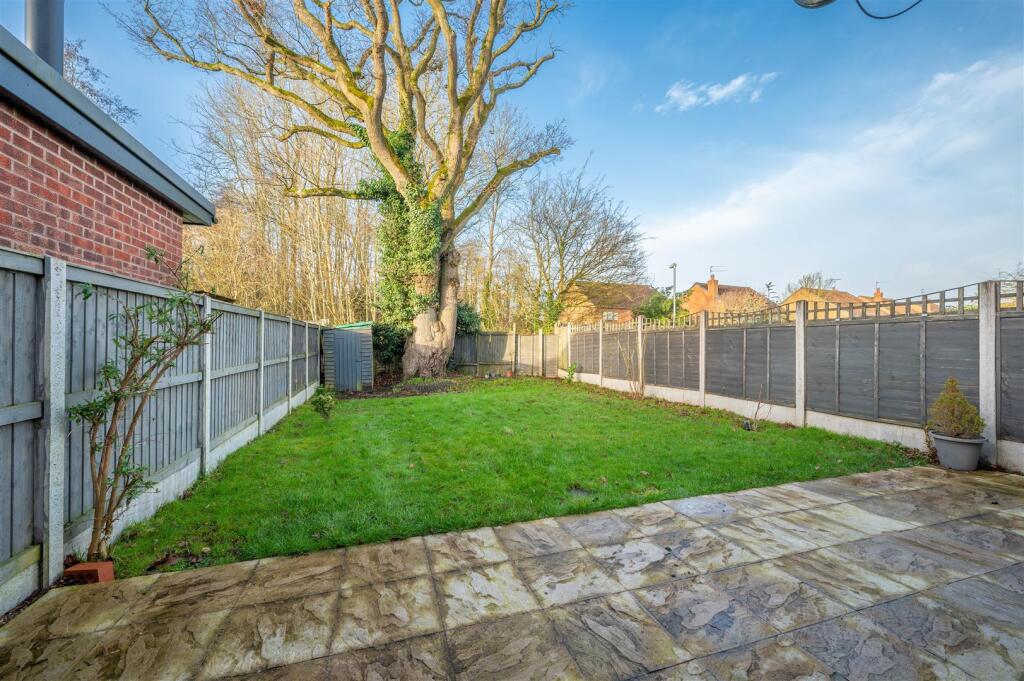 West Facing Rear Garden