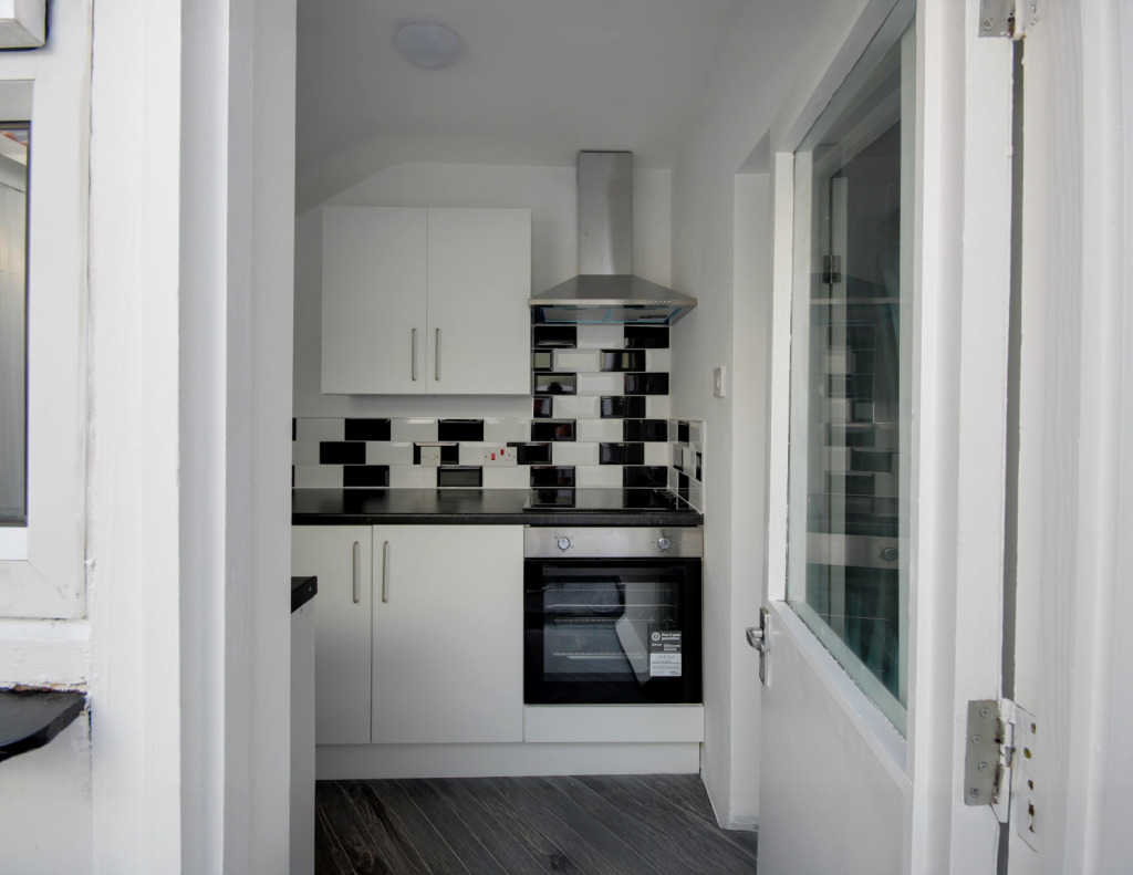 Kitchen shot from sun room