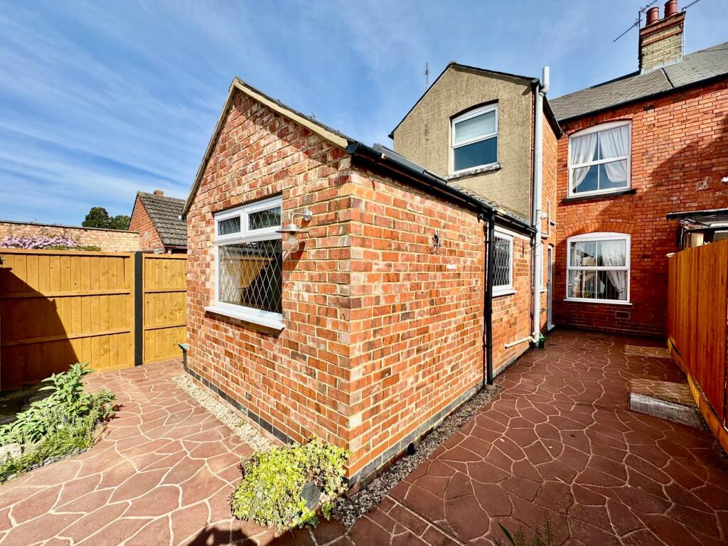 Rear of property