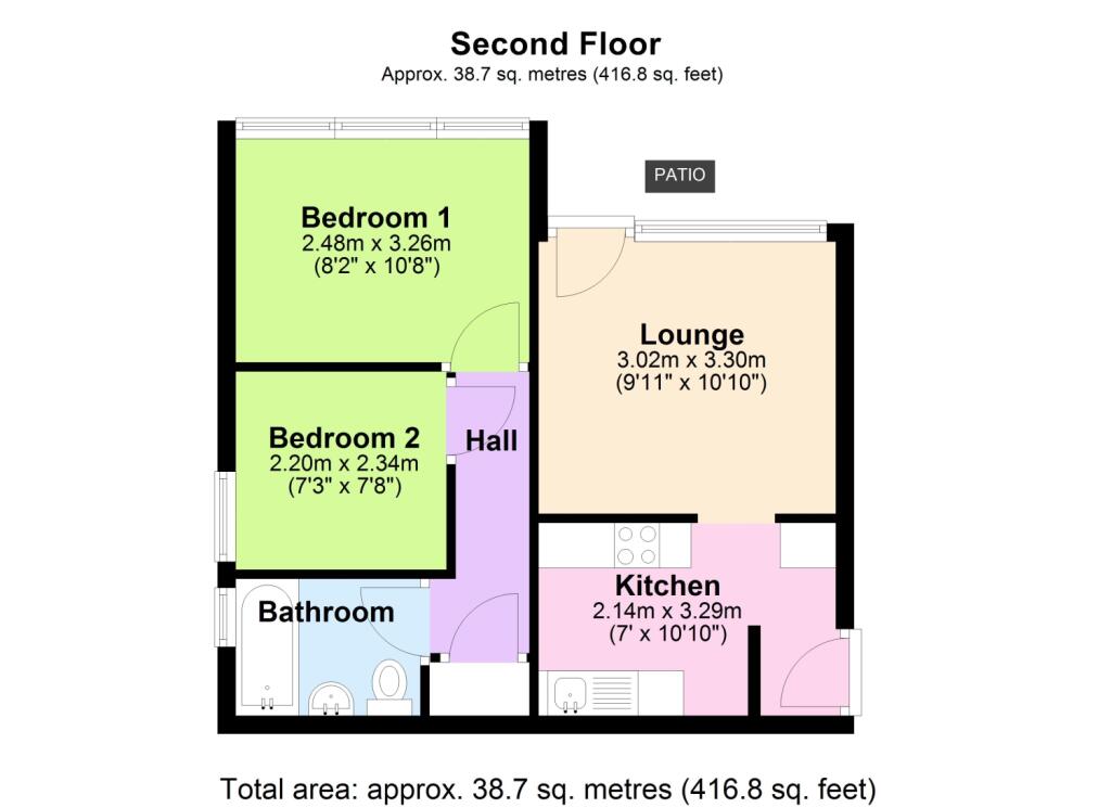 50 Devon View, Dawlish - FLOORPLAN
