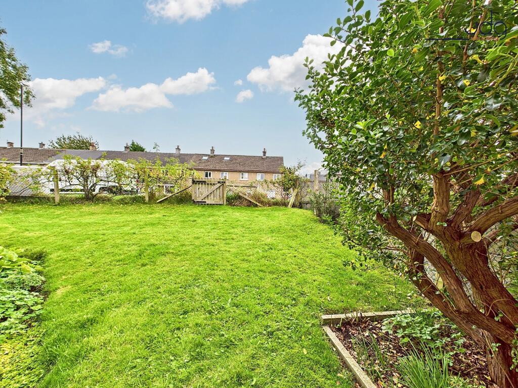 Wrap around garden at the front of the property