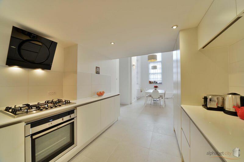 Kitchen through to dining room