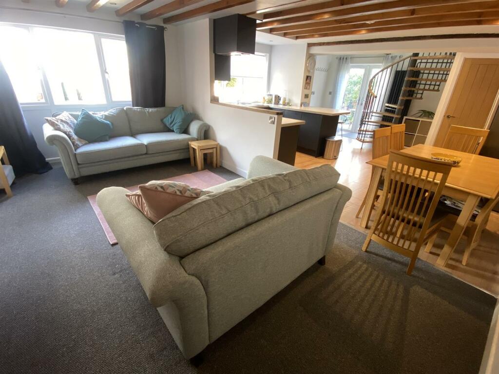 Open plan living area
