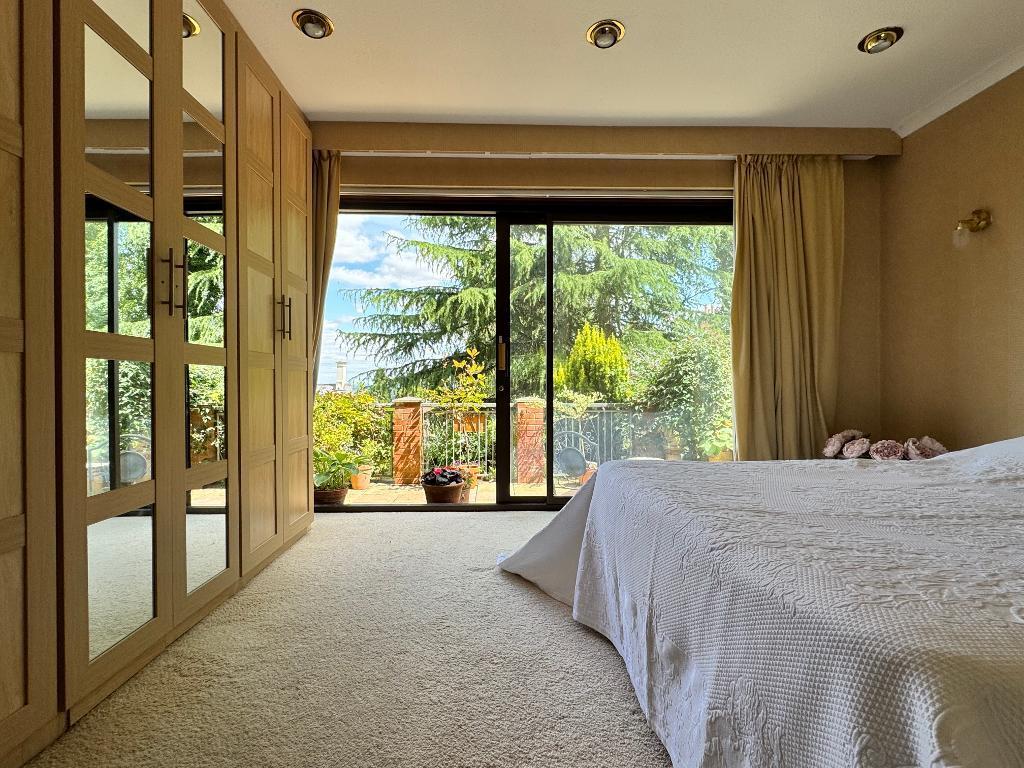 Main bedroom and large sun terrace