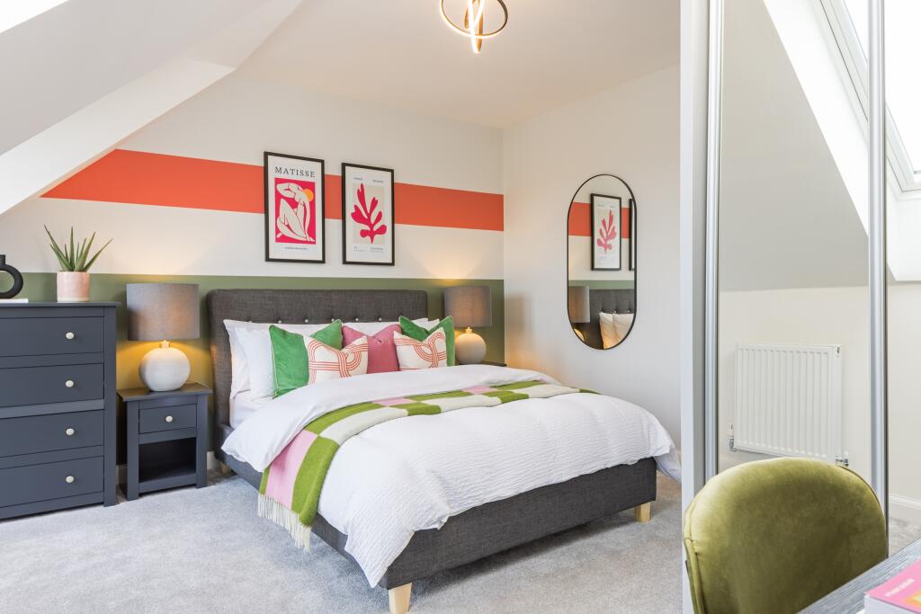 Bedroom in the Draycot 3 bedroom home
