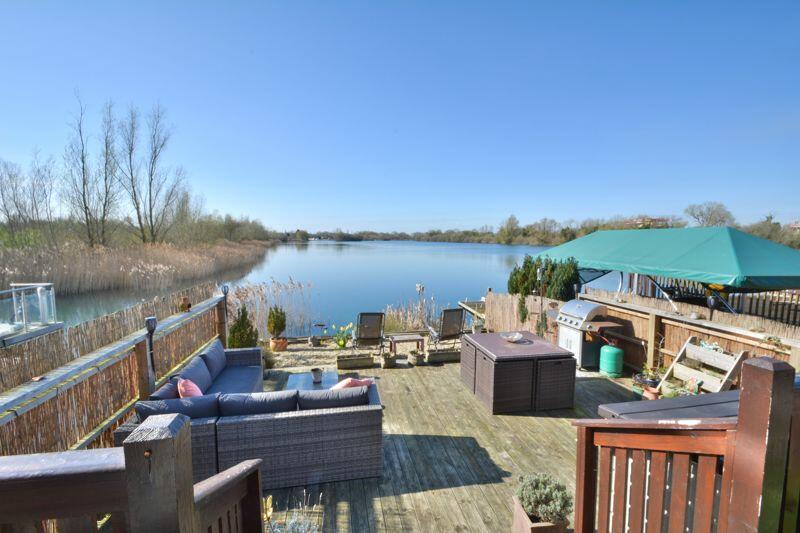 Garden with lake views