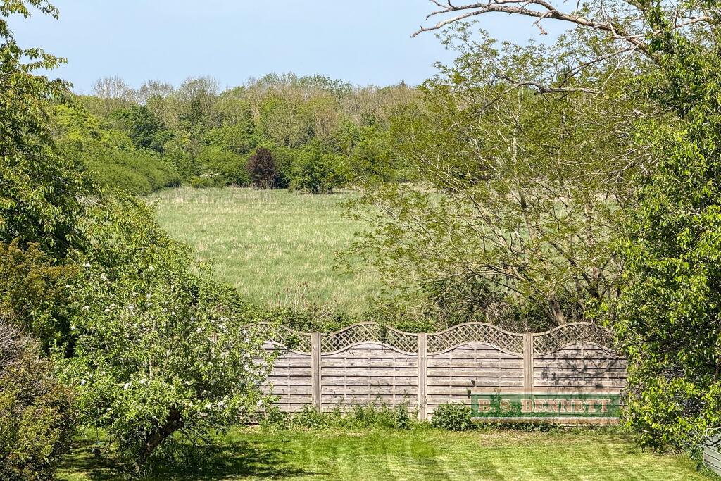 Backing on to open fields