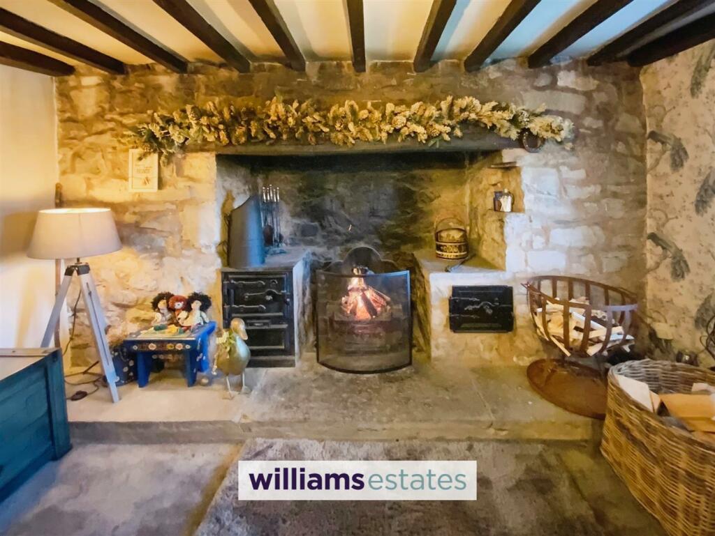 Stone Fireplace