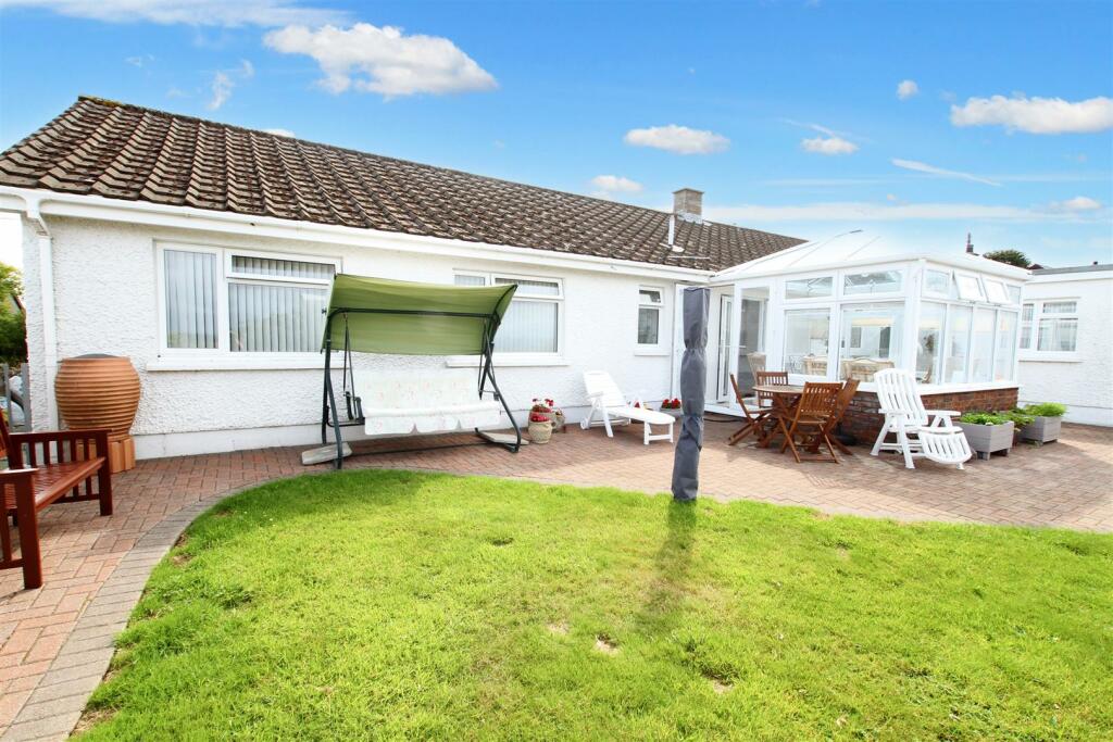 rear of property