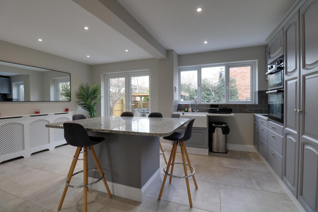 open plan kitchen