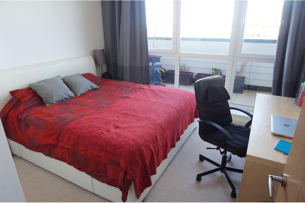 Bedroom w/furniture (illustrative)