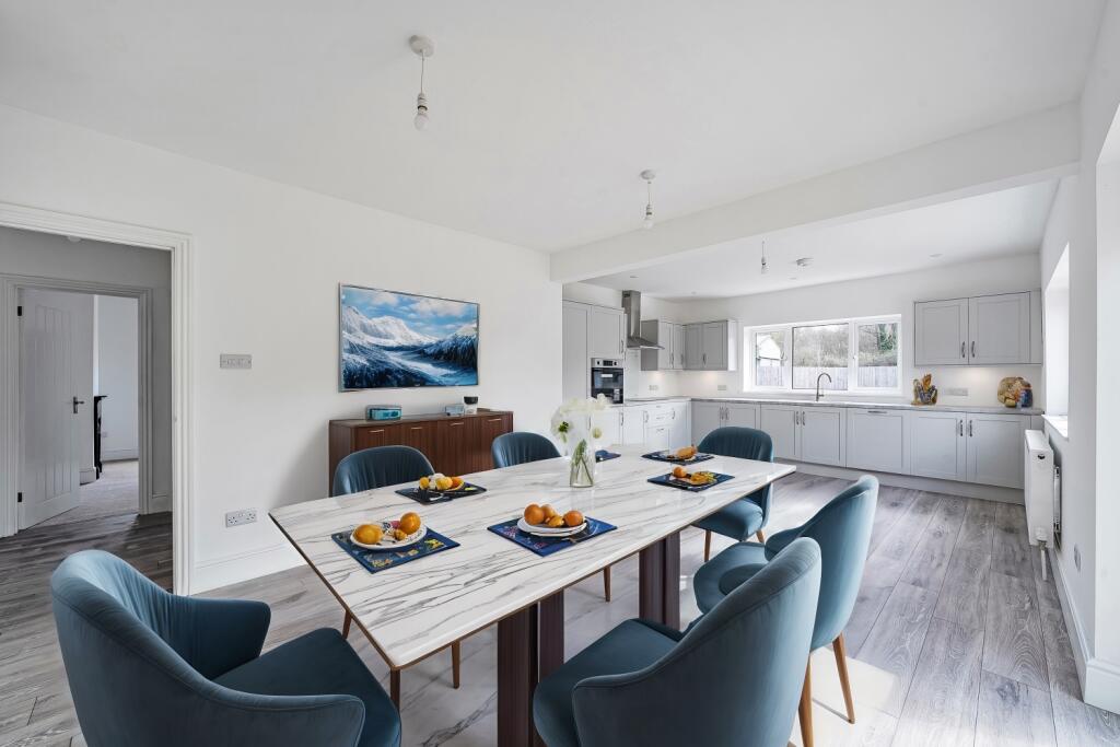 Virtually staged kitchen