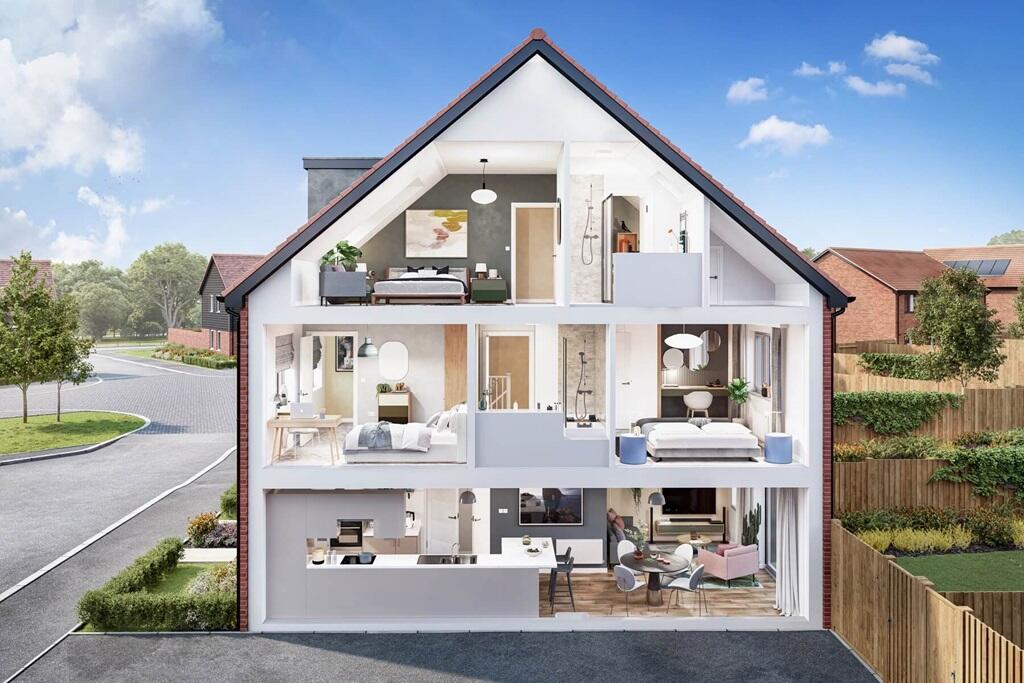 Our three storey Owlton can grow with you - Doll House CGI