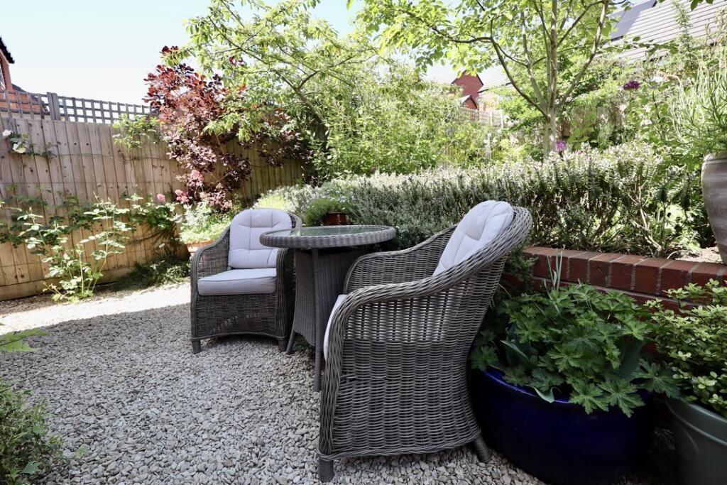 Immediate rear of the property