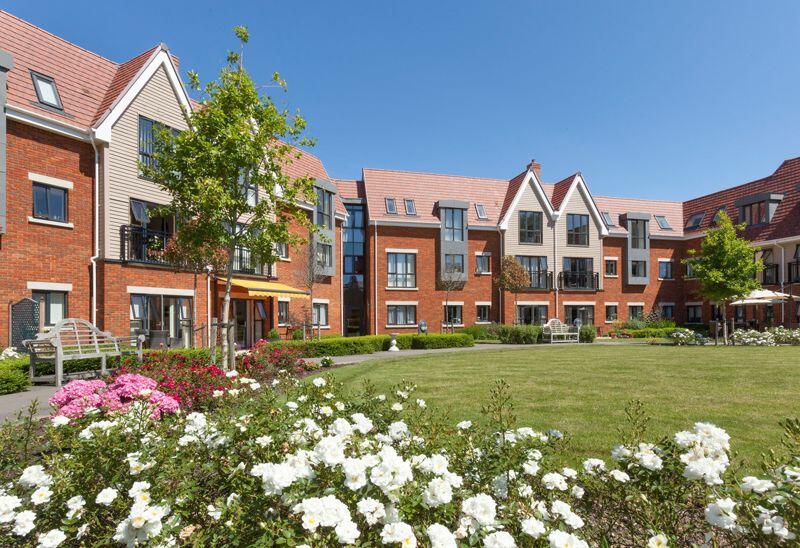 Landscaped gardens with seating