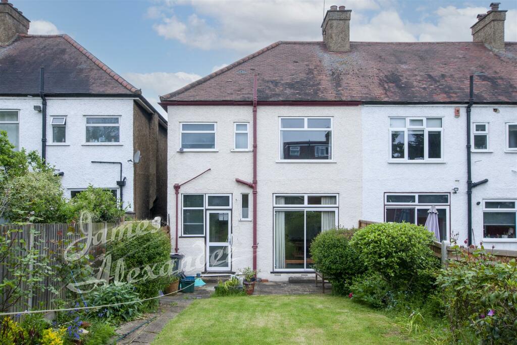 Rear of property