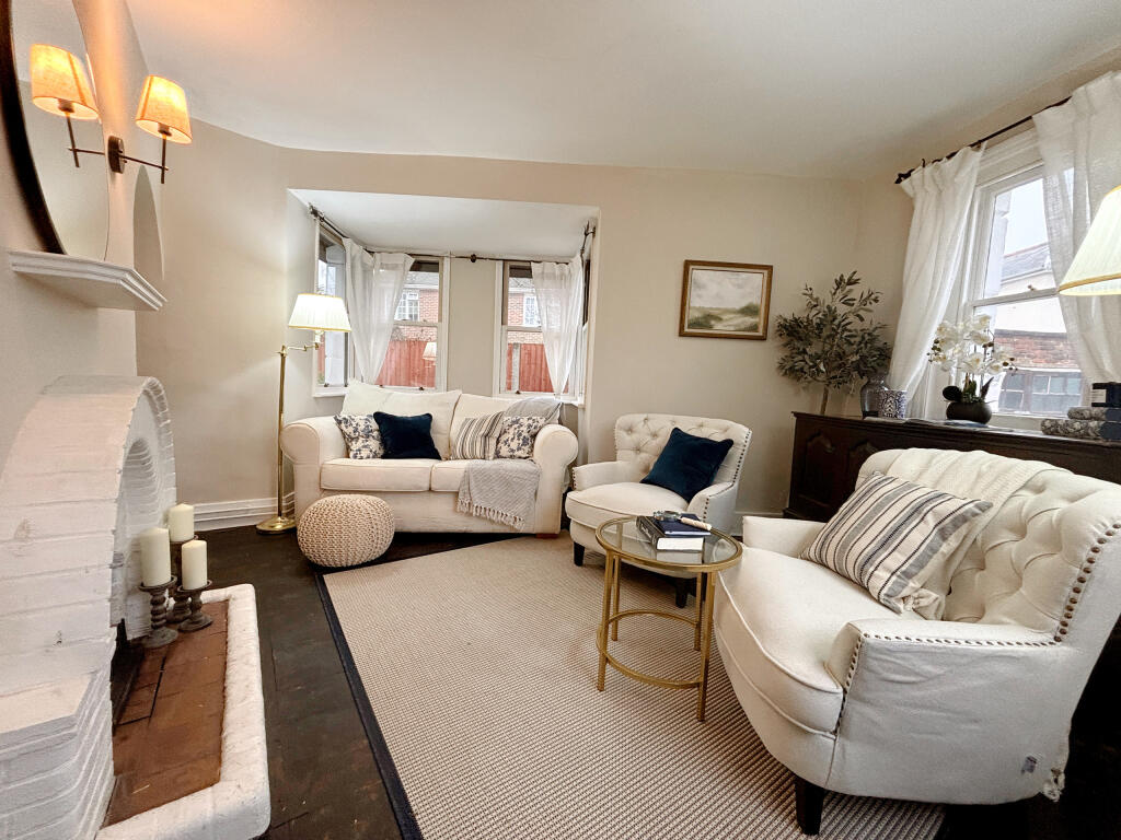 living room open fire place