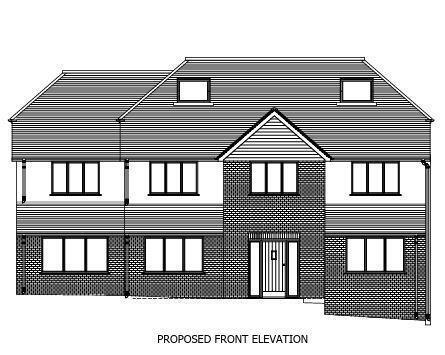 old planning proposed Front elevation