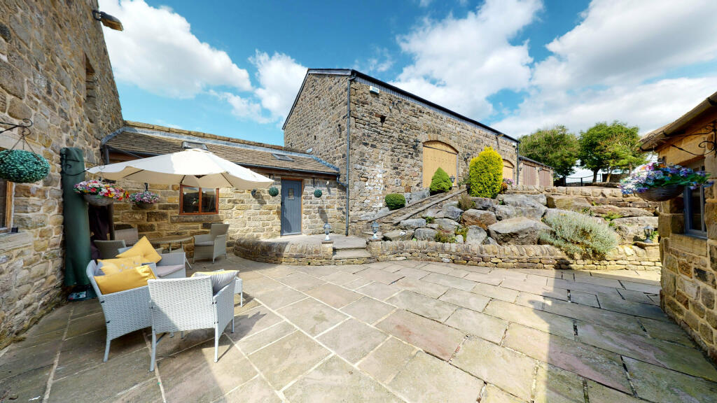 View From The Terrace Towards The Converted Barns