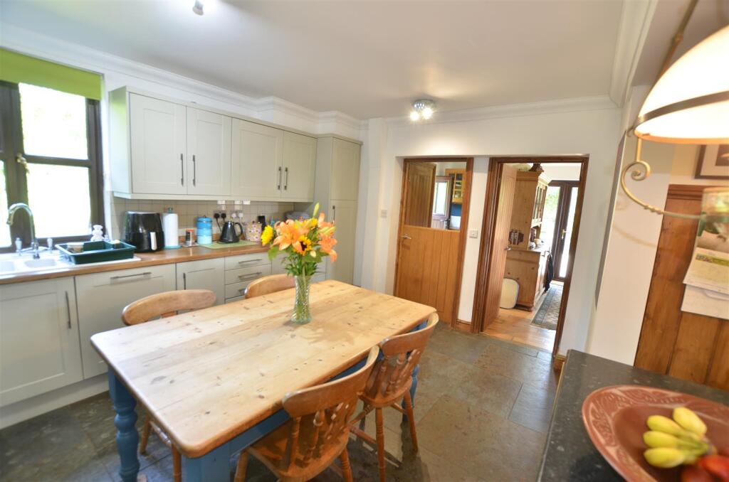 Kitchen into utility room