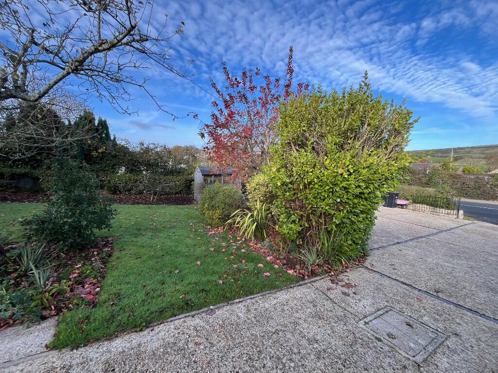 Garden and parking