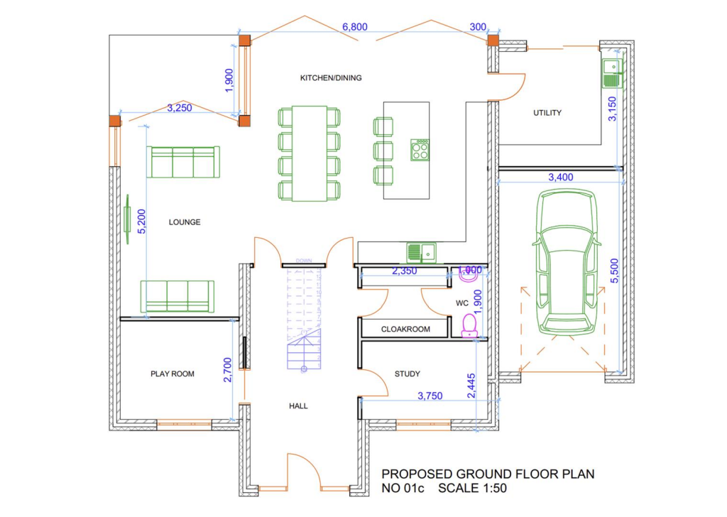 Ground Floor Proposed