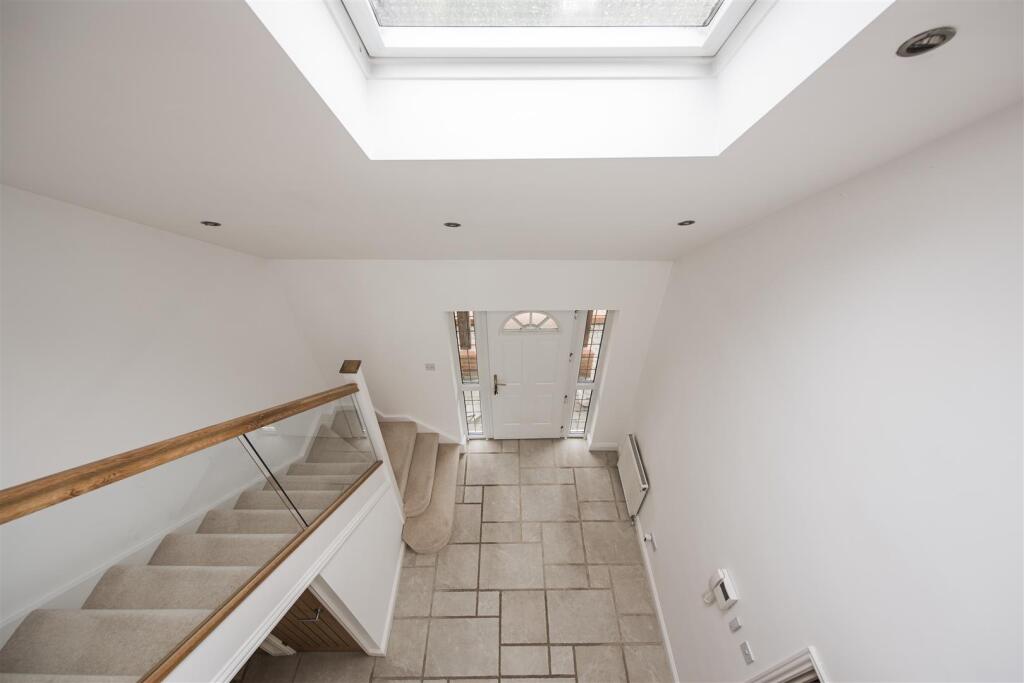 Double height galleried landing