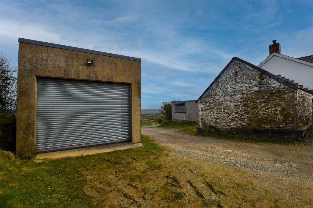 Entrance to Large Garage